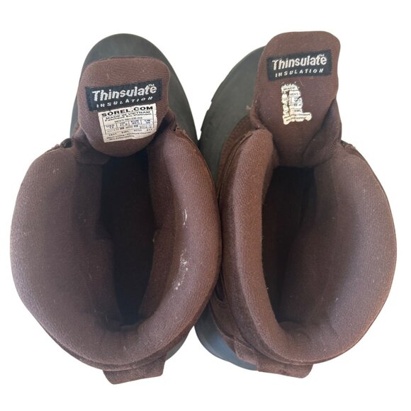 Sorel Cold Mountain Zip Boots Men’s 12 Waterproof Suede Thinsulate Winter Snow - Picture 10 of 10